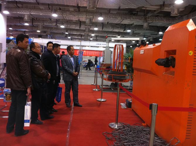 在济南国际会展中心召开, 建科机械作为 钢筋加工设备行业具有代表性